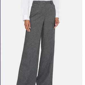 Theory Gray Wide Leg High Waisted Pants Size 0